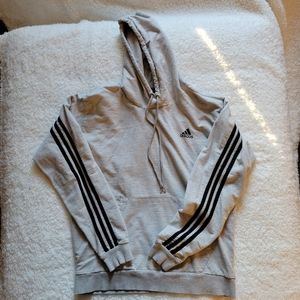 Men's Medium Adidas Heather Gray Hoodie